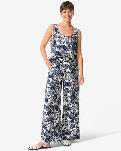 Damenhose Saint Wide Leg mit Muscheln bunt - 36201283MULTI - HEMA