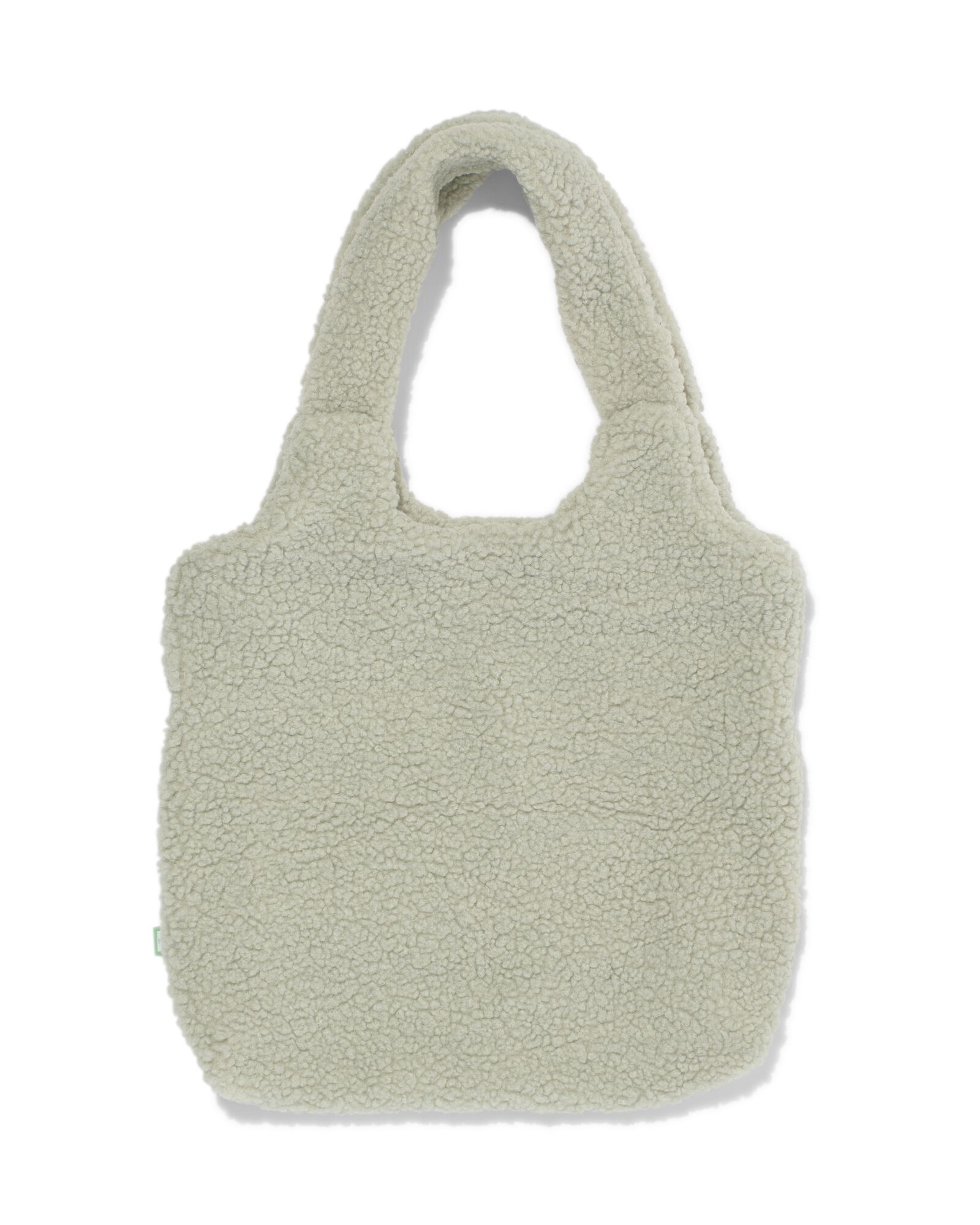 Tasche, Teddystoff, grau - HEMA