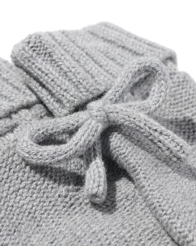 Babysocken, aus Wolle gestrickt graumeliert graumeliert - 4700740GREYMELANGE - HEMA