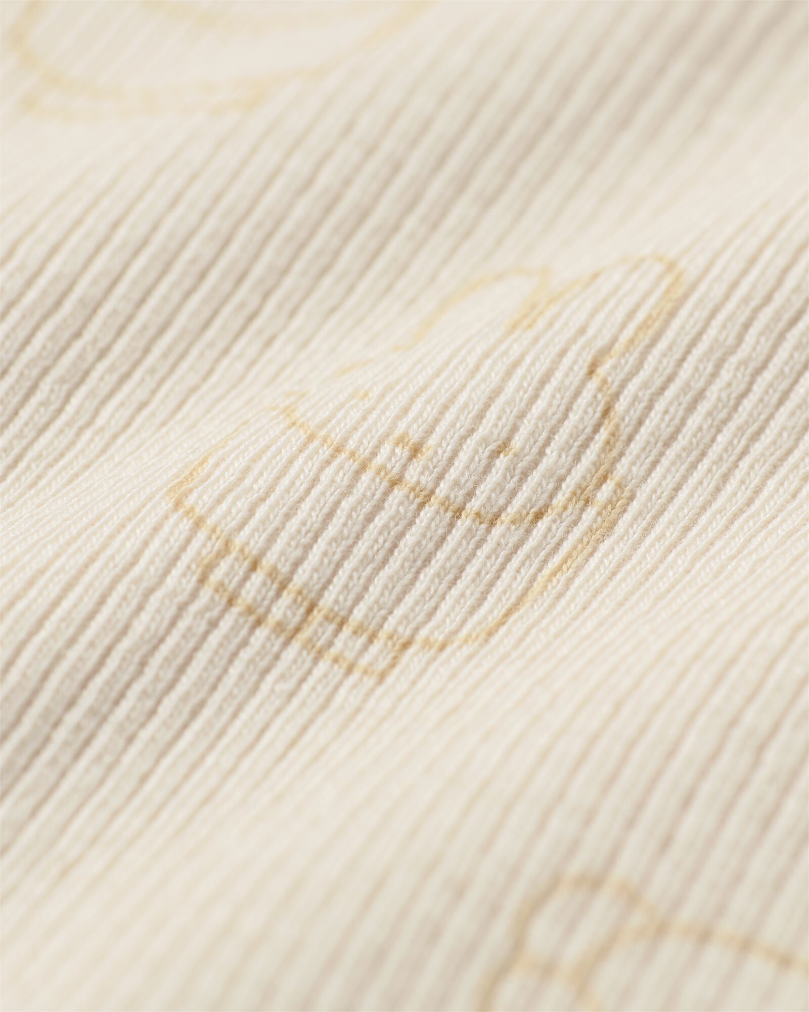 nijntje newborn T-shirt rib &eacute;cru &eacute;cru - 33440720ECRU - HEMA