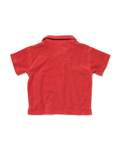babypolo badstof rood rood - 33452320RED - HEMA