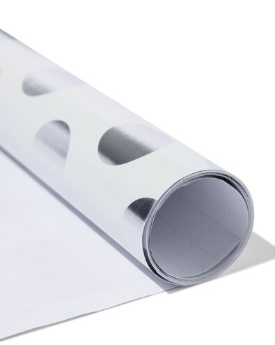papier cadeau 200x70cm pois argent&eacute; - 14701186 - HEMA