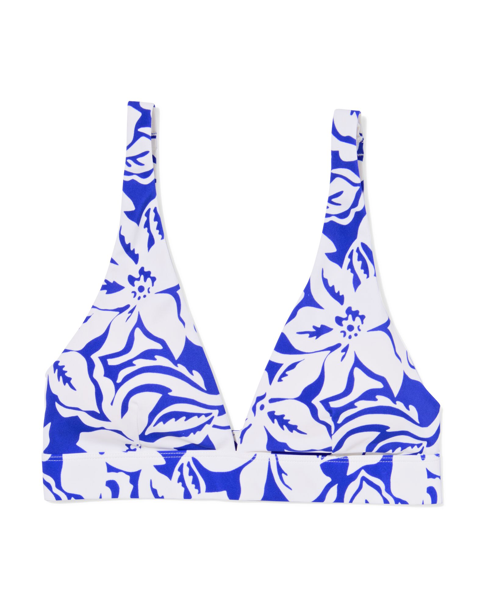 Damen-Triangel-Bikinioberteil blau - 22351760BLUE - HEMA