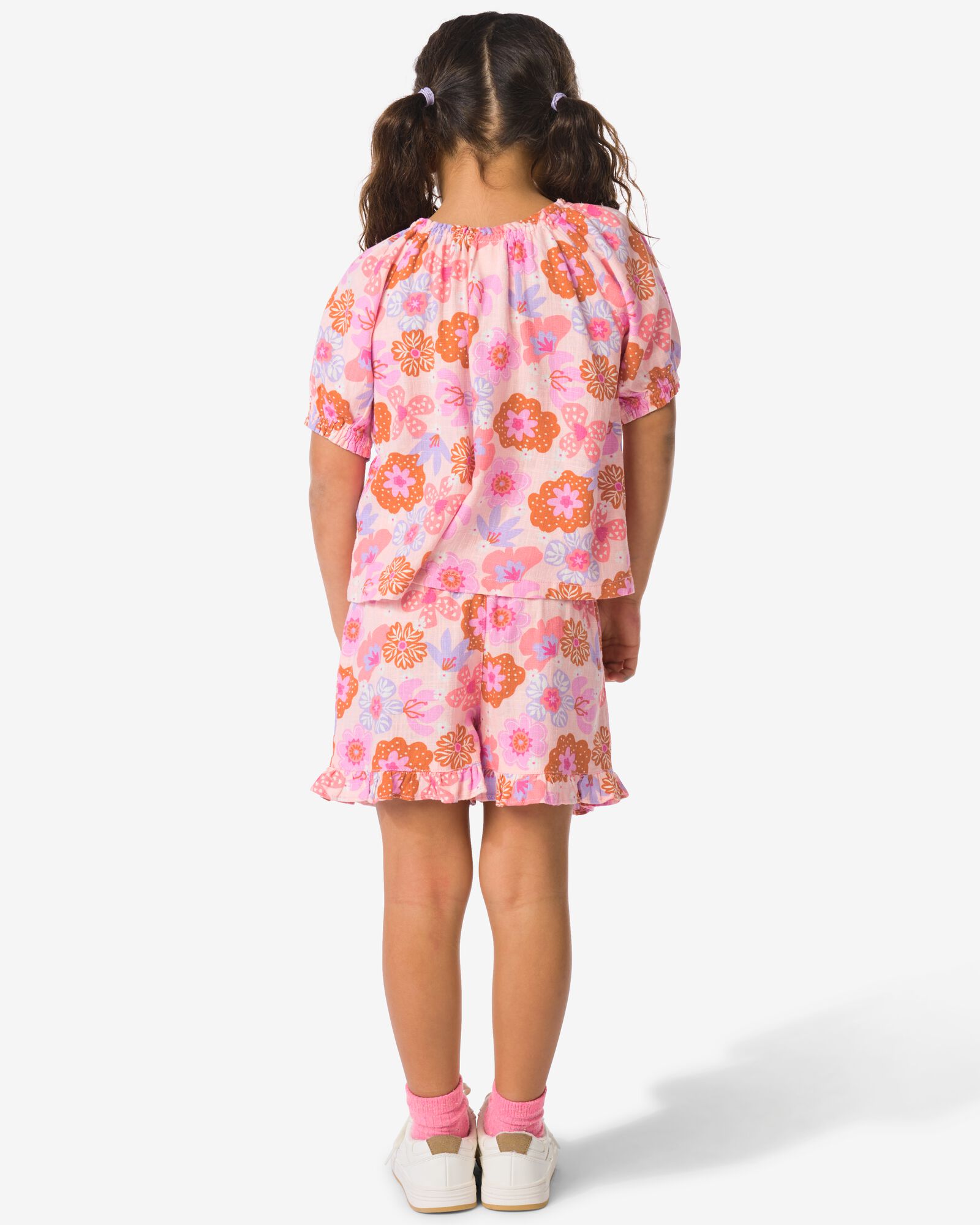 ensemble fleurs enfant rose p&acirc;le rose p&acirc;le - 30863800LIGHTPINK - HEMA