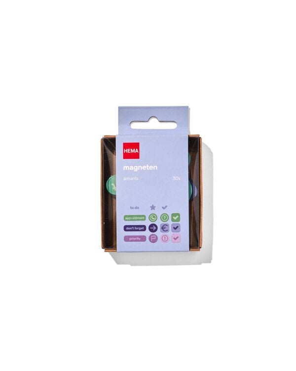 magneten voor planbord - 30 stuks - 14470061 - HEMA