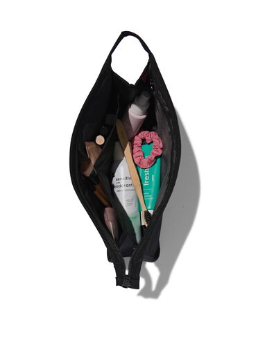 trousse de toilette noire 8.5x30x19 - 11890612 - HEMA