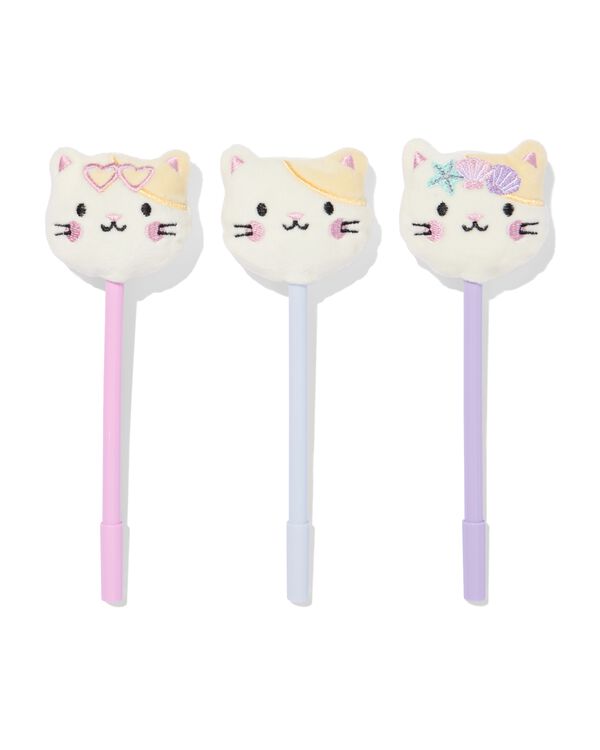 pen 19.6cm fluffy kat - 14402107 - HEMA