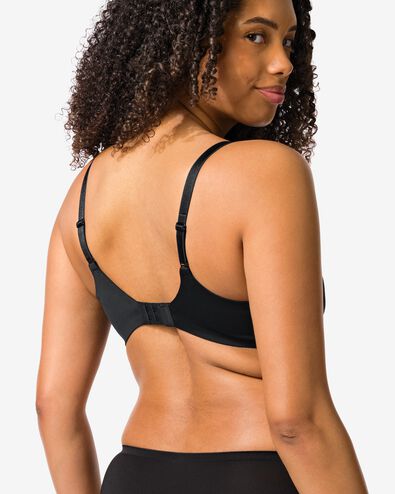 niet voorgevormde bh met beugel  zwart zwart - 21805925BLACK - HEMA