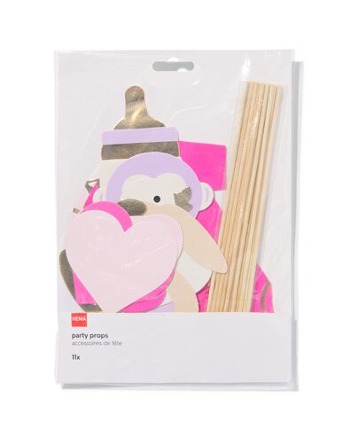 party props baby roze 8-delig - 14290001 - HEMA