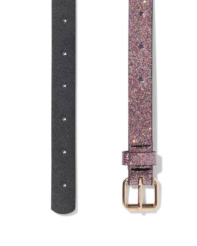 kinderriem glitter multi - 18432310MULTI - HEMA
