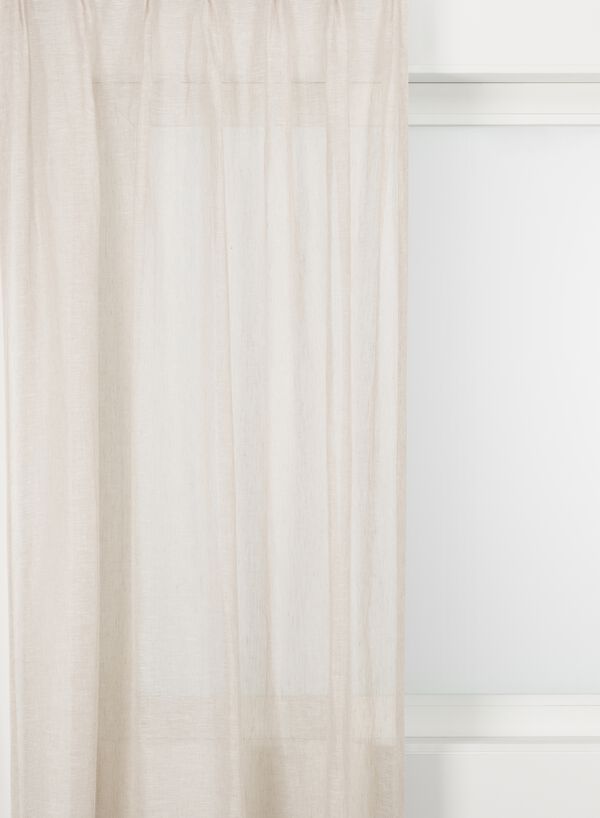 gordijnstof forli wit naturel naturel - 1000015821 - HEMA