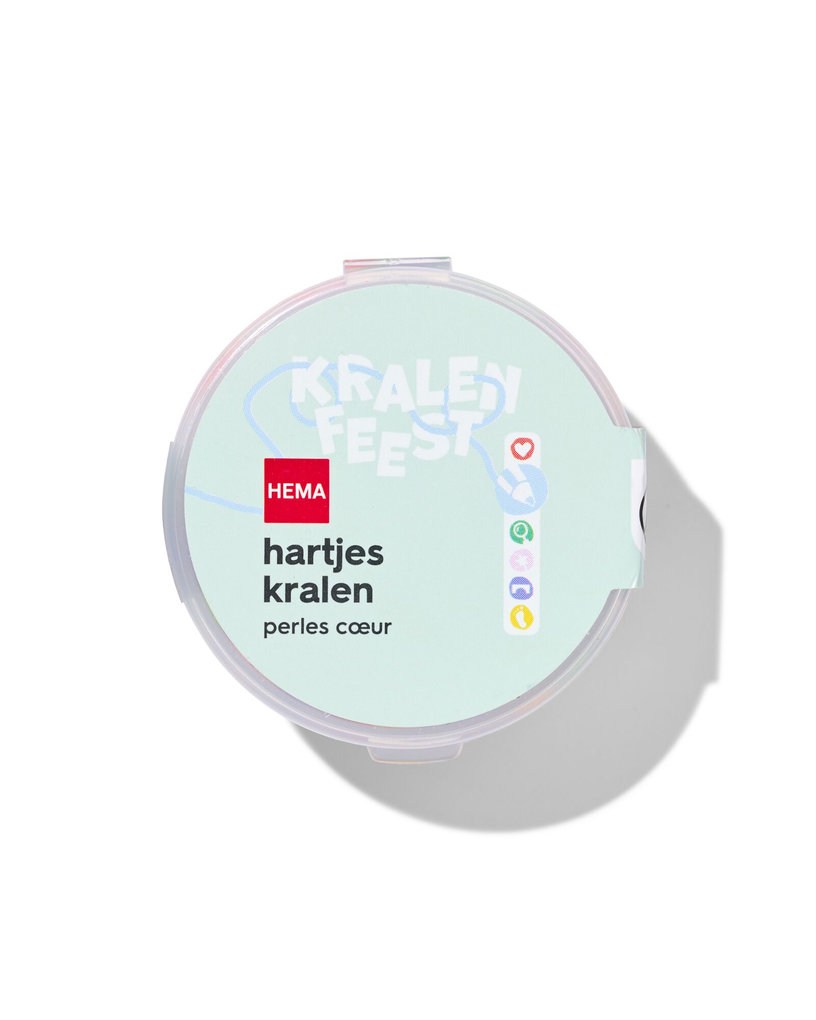 m&eacute;lange de perles rondes c&oelig;urs - 15900397 - HEMA