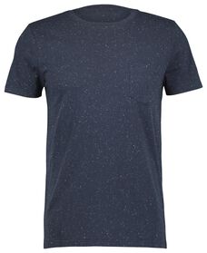 Herren-T-Shirt dunkelblau dunkelblau - 1000021570 - HEMA