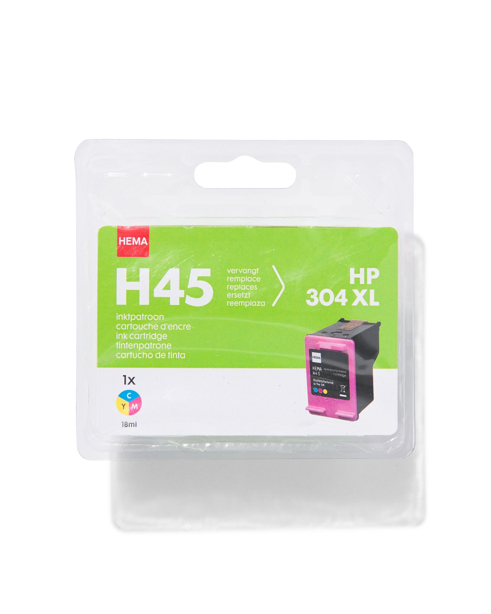 cartouche HEMA H45 couleur remplace HP 304XL couleur - HEMA
