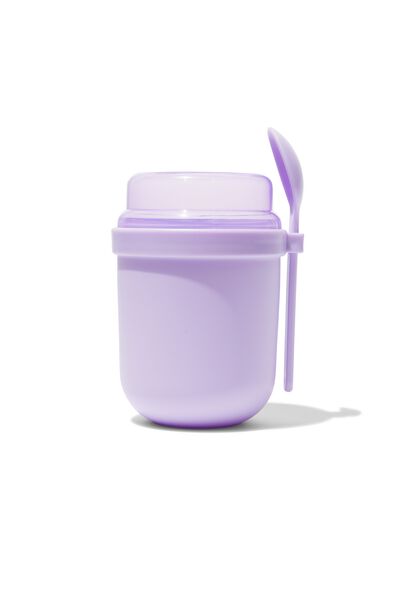 Joghurtbecher to go, violett 500 ml - 80650092 - HEMA