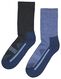 2 paires de chaussettes de randonnée bleu bleu - 1000023739 - HEMA