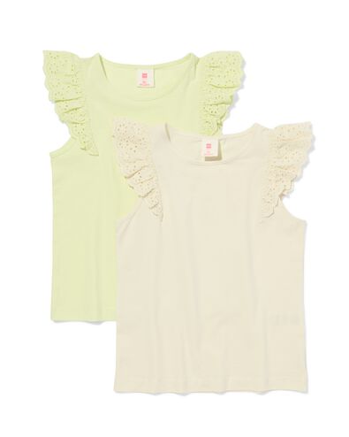 Kindershirts &ndash; 2 St&uuml;ck limettengr&uuml;n - 30812856LIME - HEMA