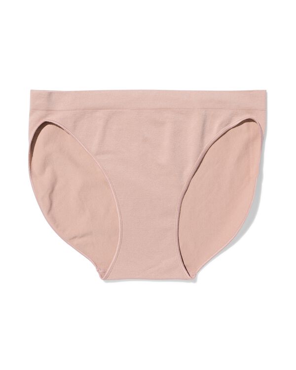 slip femme sans coutures microfibre beige beige - 19607670BEIGE - HEMA