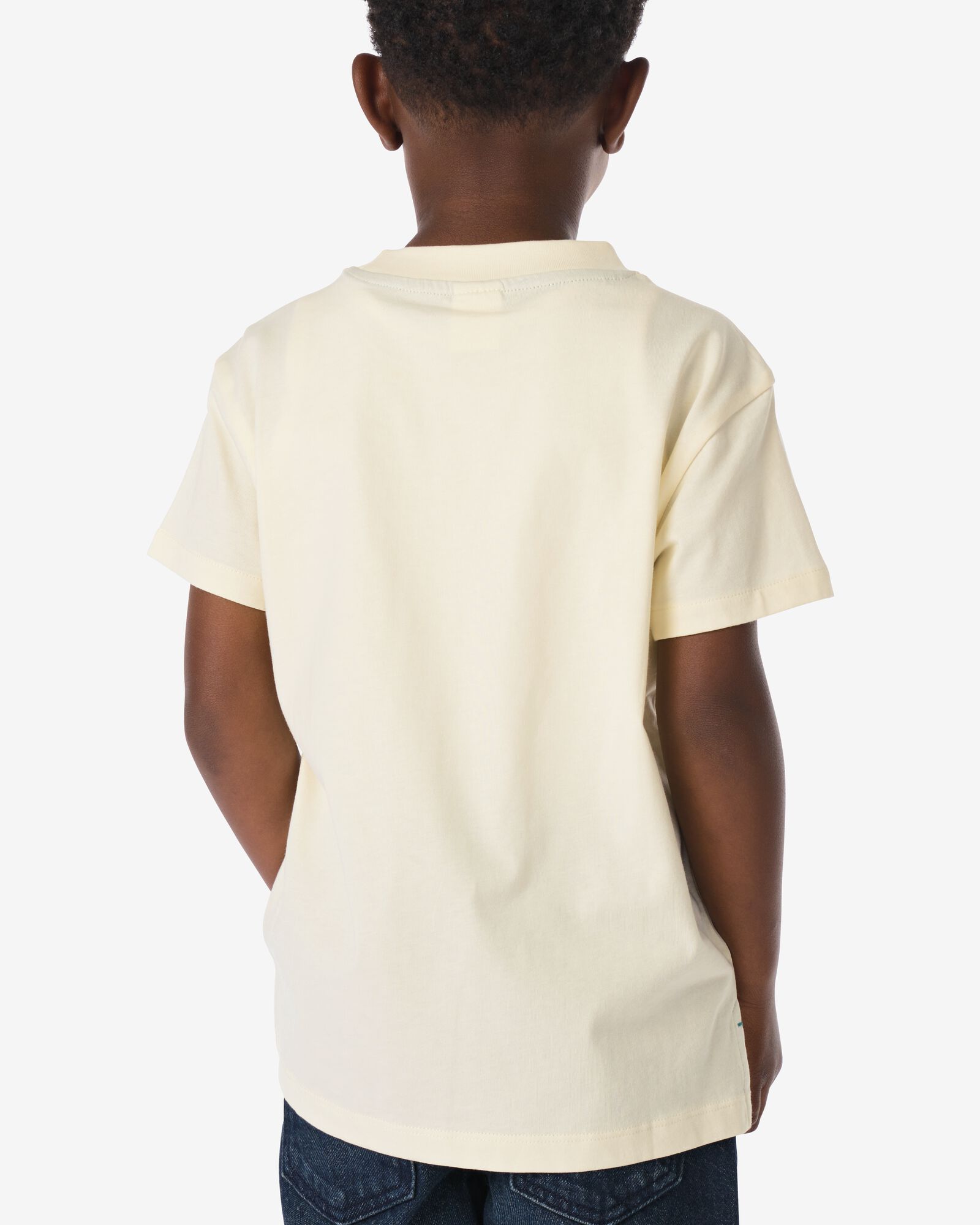 kinder T-shirt kleurblokken groen - 30704419GREEN - HEMA