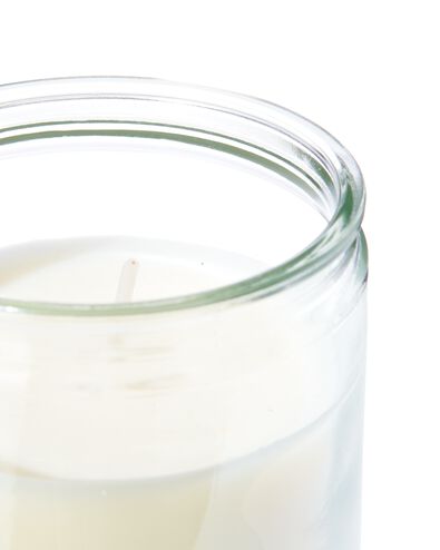 bougie dans un verre &Oslash;6.5x8 blanc - 13502769 - HEMA