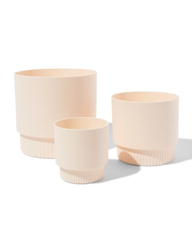 pot de fleurs 12 x 13 cm plastique beige - 41840188 - HEMA