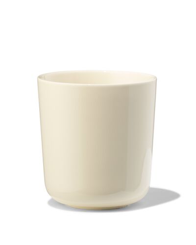 mug &agrave; cappuccino 350 ml Knap new bone china jaune - 80660309 - HEMA