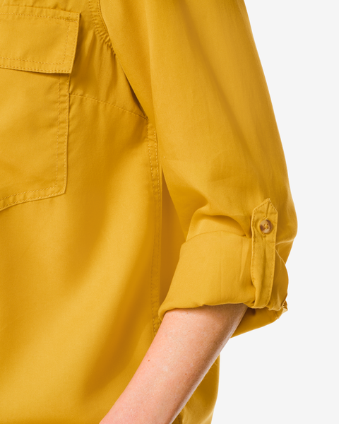 dames blouse Lacey geel geel - 1000029964 - HEMA