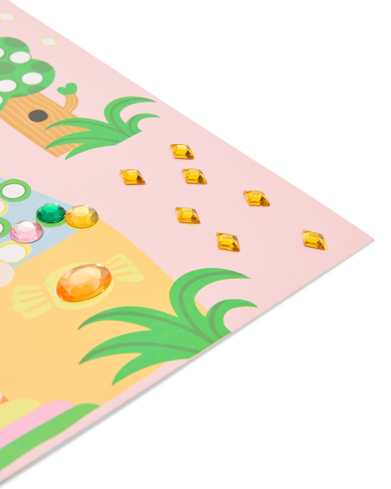d&eacute;coration de cartes avec pierres pr&eacute;cieuses - 15900516 - HEMA