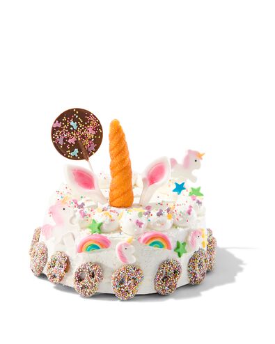 Décorations de gâteau arc-en-ciel de gâteau d'anniversaire
