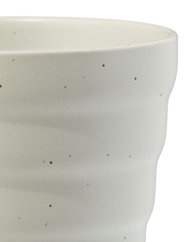 Cappuccinobecher 300 ml, Trend, Steingut, gesprenkelt, grau - 80660364 - HEMA