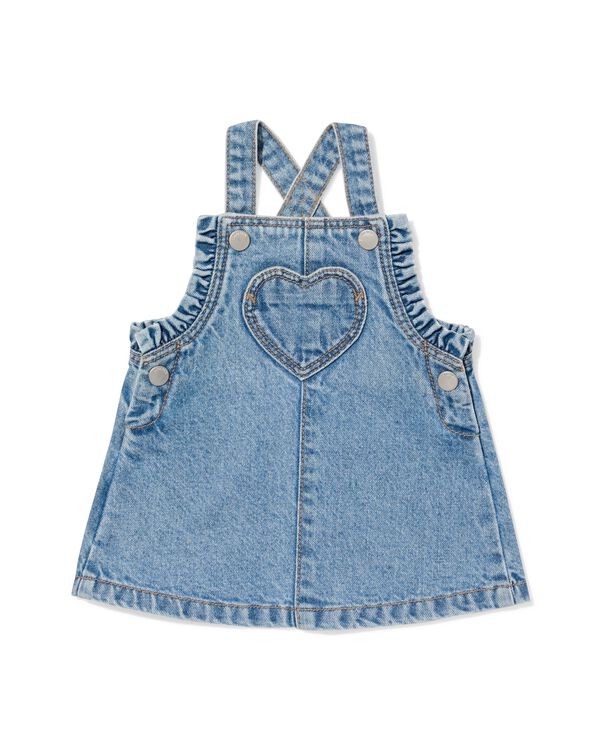 robe b&eacute;b&eacute; jean c&oelig;ur denim denim - 33027570DENIM - HEMA