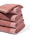 serviettes de bain - hôtel extra doux rose foncé serviette 60 x 110 - 5250353 - HEMA