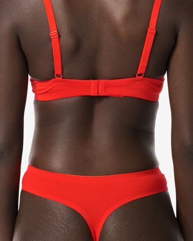 Second-Skin-Damenstring aus Mikrofaser rot - 19650565RED - HEMA