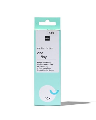 10 lentilles de contact journalières souples -1.50 - 11973242 - HEMA