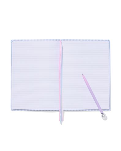 carnet de notes A5 lignes tissu - 14102205 - HEMA