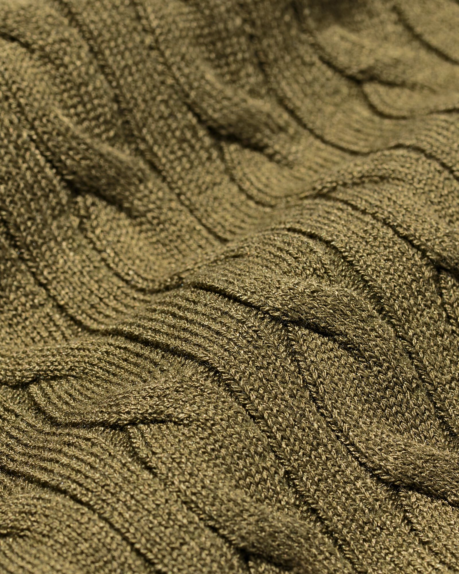 damestrui Fally kabel olijf olijf - 36206330OLIVE - HEMA