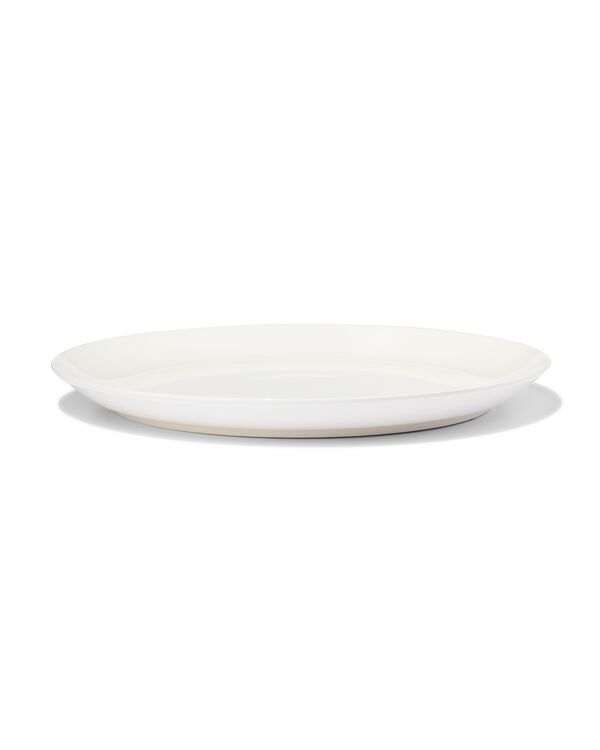 assiette plate Ø26cm - new bone blanc - vaisselle dépareillée - 9650000 - HEMA