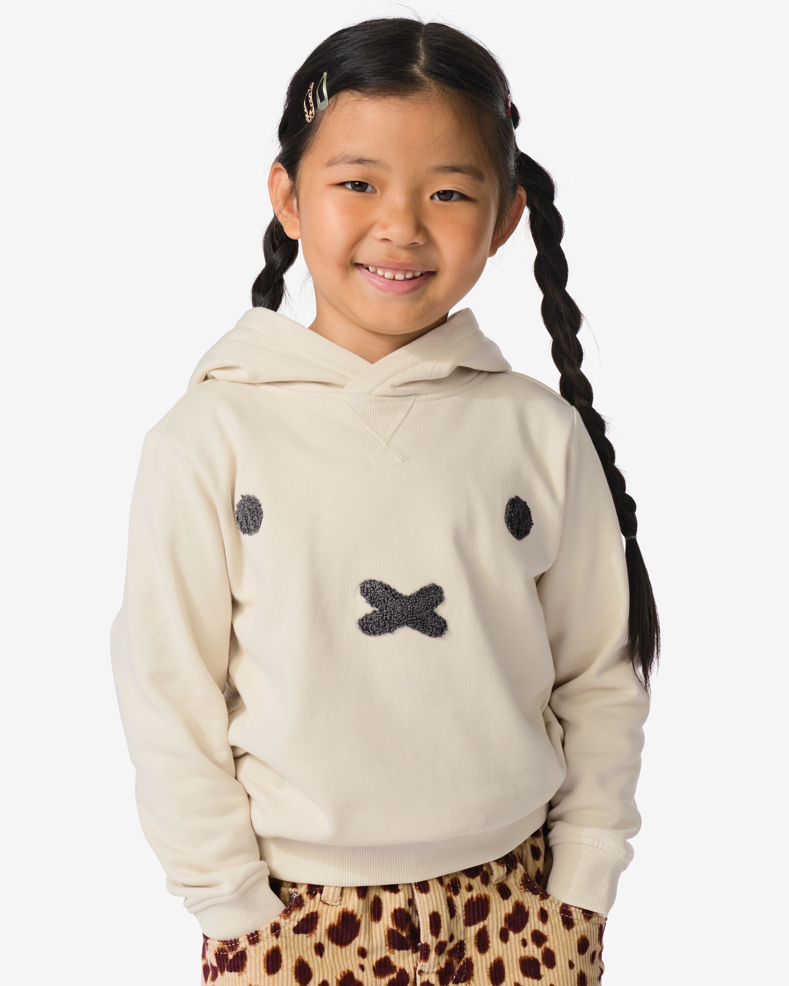 nijntje kinderhoodie gebroken wit - 30848404OFFWHITE - HEMA