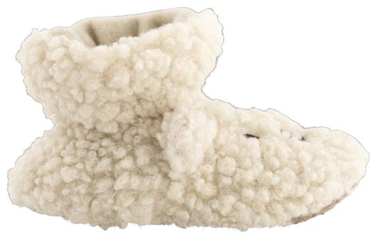 chaussons bébé mouton ivoire ivoire - 1000028686 - HEMA