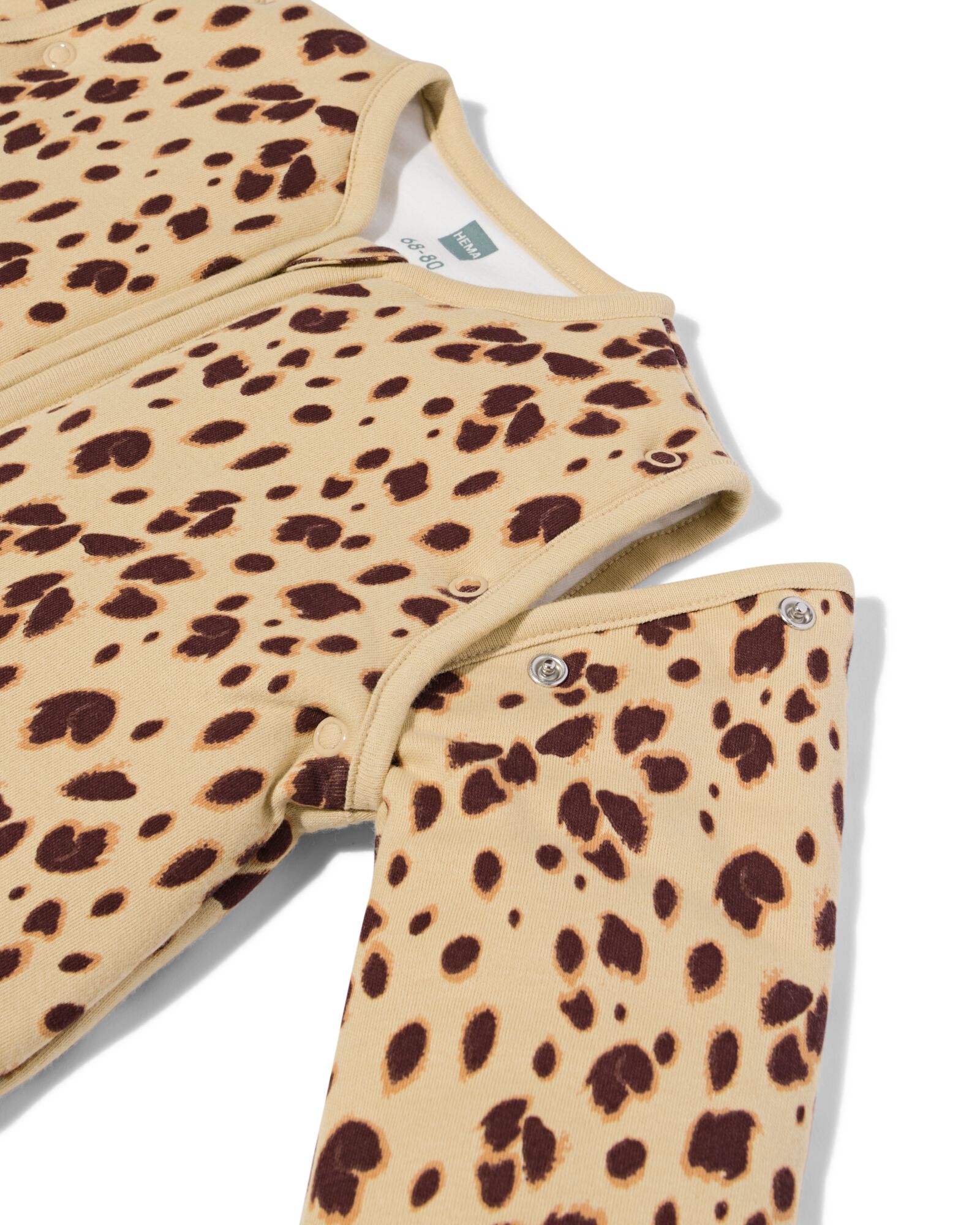 gigoteuse avec manches amovibles coton tog 3,0 l&eacute;opard marron - 33364550BROWN - HEMA