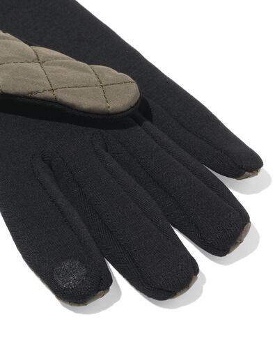 dameshandschoenen met touchscreen tip groen donkergroen donkergroen - 16451030DARKGREEN - HEMA