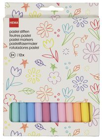 12er-Pack Pastell-Buntstifte - 15990193 - HEMA