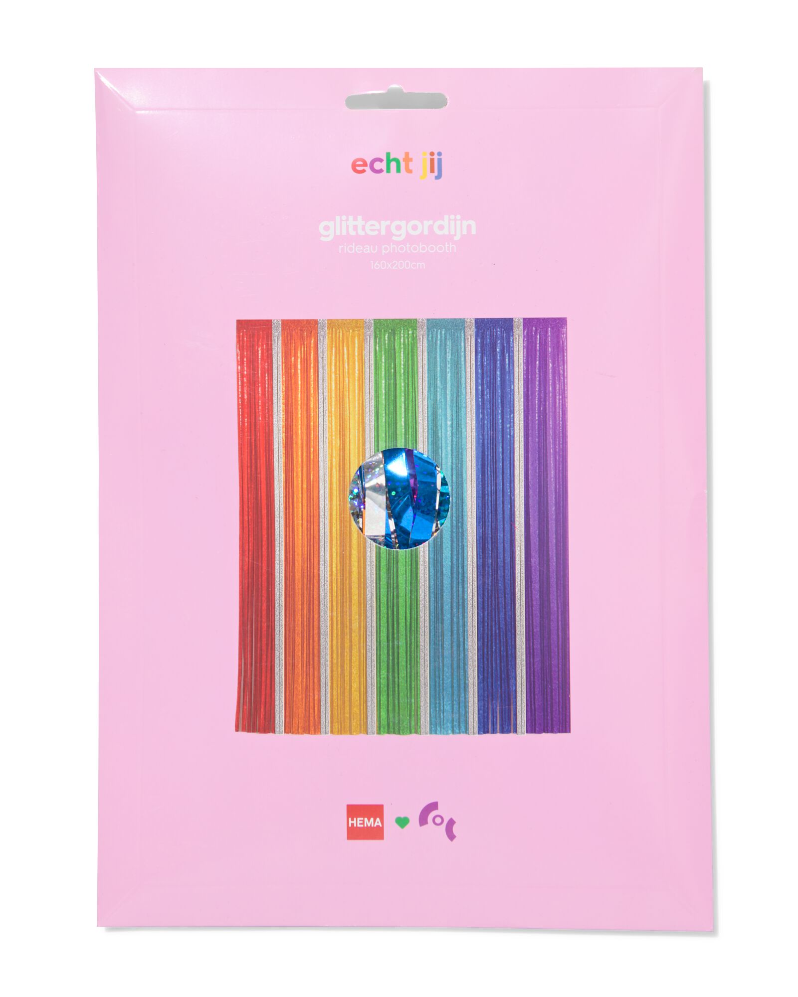 Glitzervorhang 200 x 160 cm, Pride - 60800715 - HEMA