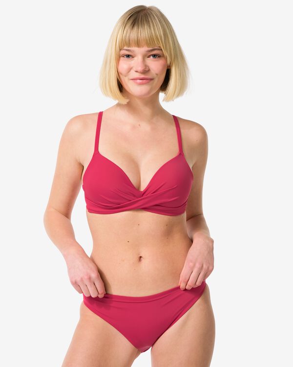 bas de bikini femme rose rose - 22351810PINK - HEMA