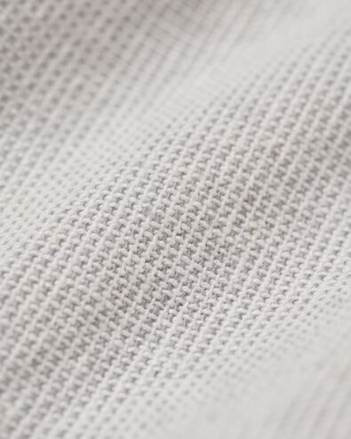 tafelkleed grijs chambray katoen Ø180cm - 5310110 - HEMA