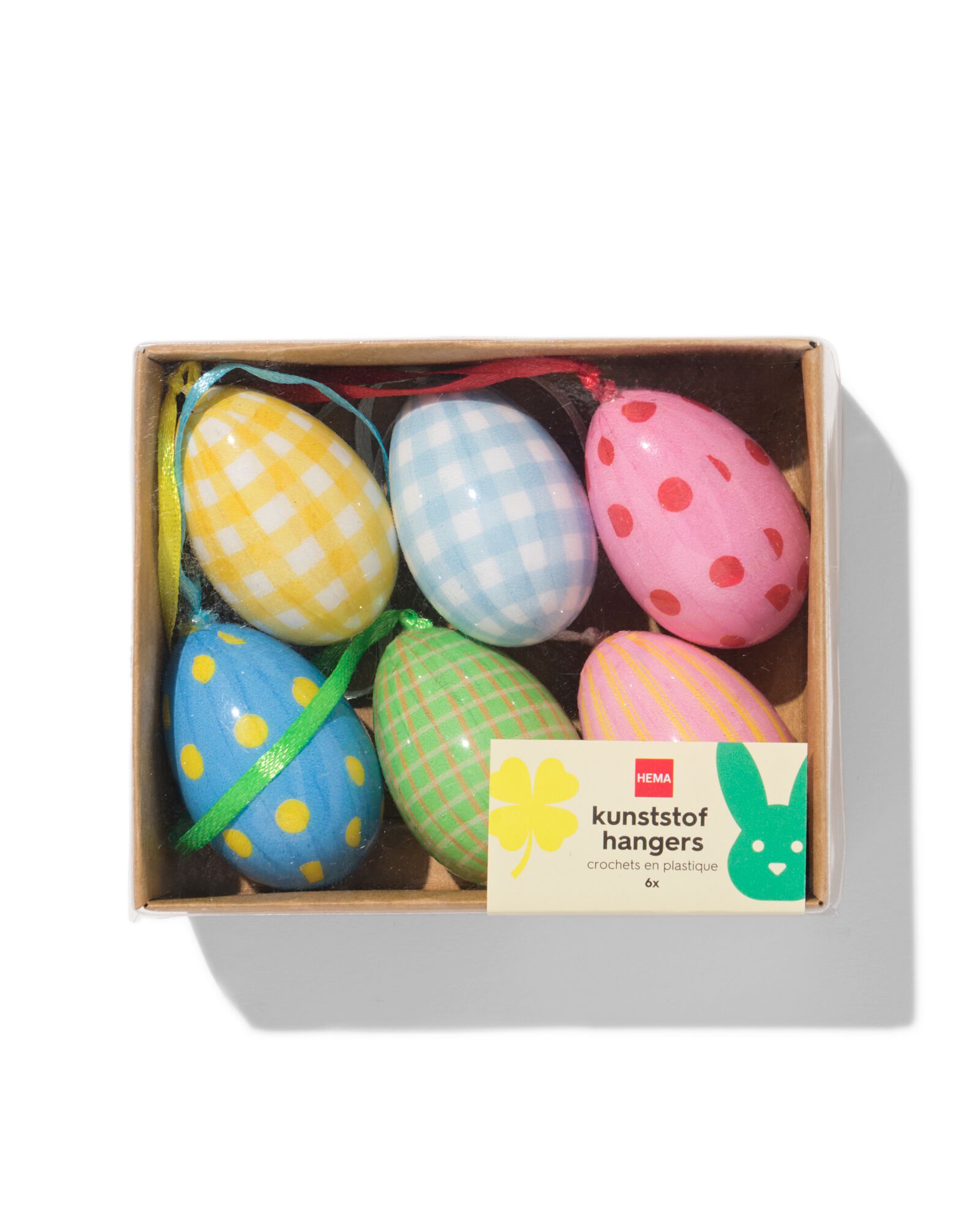 d&eacute;coration &agrave; suspendre de P&acirc;ques &oelig;uf - 6 pi&egrave;ces - 25800067 - HEMA