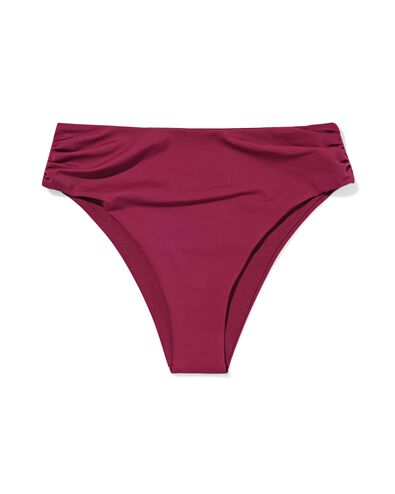 damesbikinibroekje Dana  donkerrood donkerrood - 22360320DARKRED - HEMA