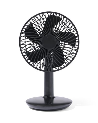 Tischventilator, kabellos, leise, schwarz, &Oslash; 16 cm - 80200022 - HEMA