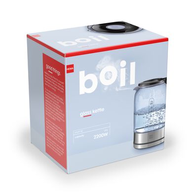 Wasserkocher, Glas, 1.5 L - 80080012 - HEMA