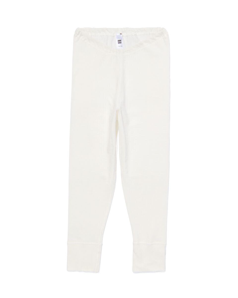 pantalon thermo enfant blanc blanc - 1000001504 - HEMA